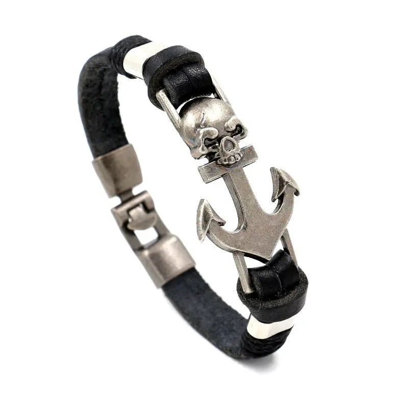 Men's leather bracelet bracelet null