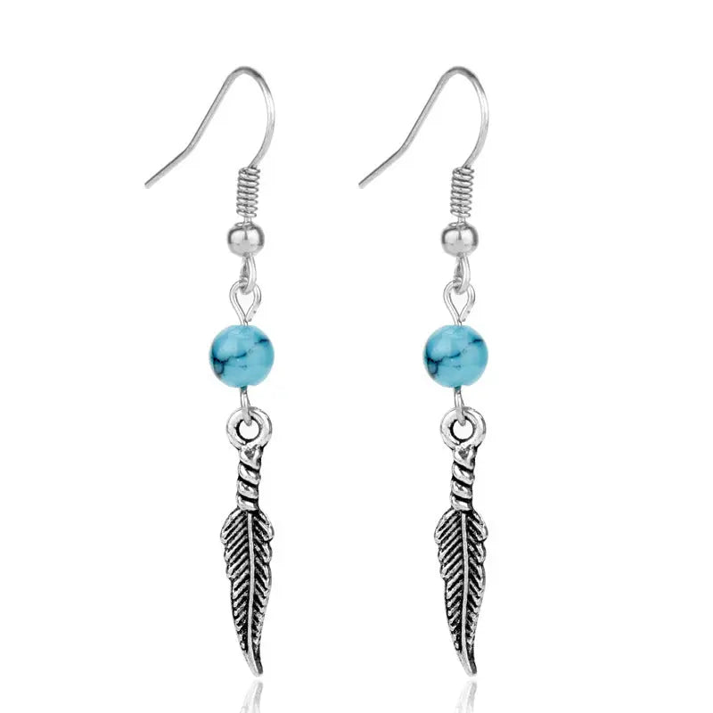 Women's earrings earrings turquoise earrings null