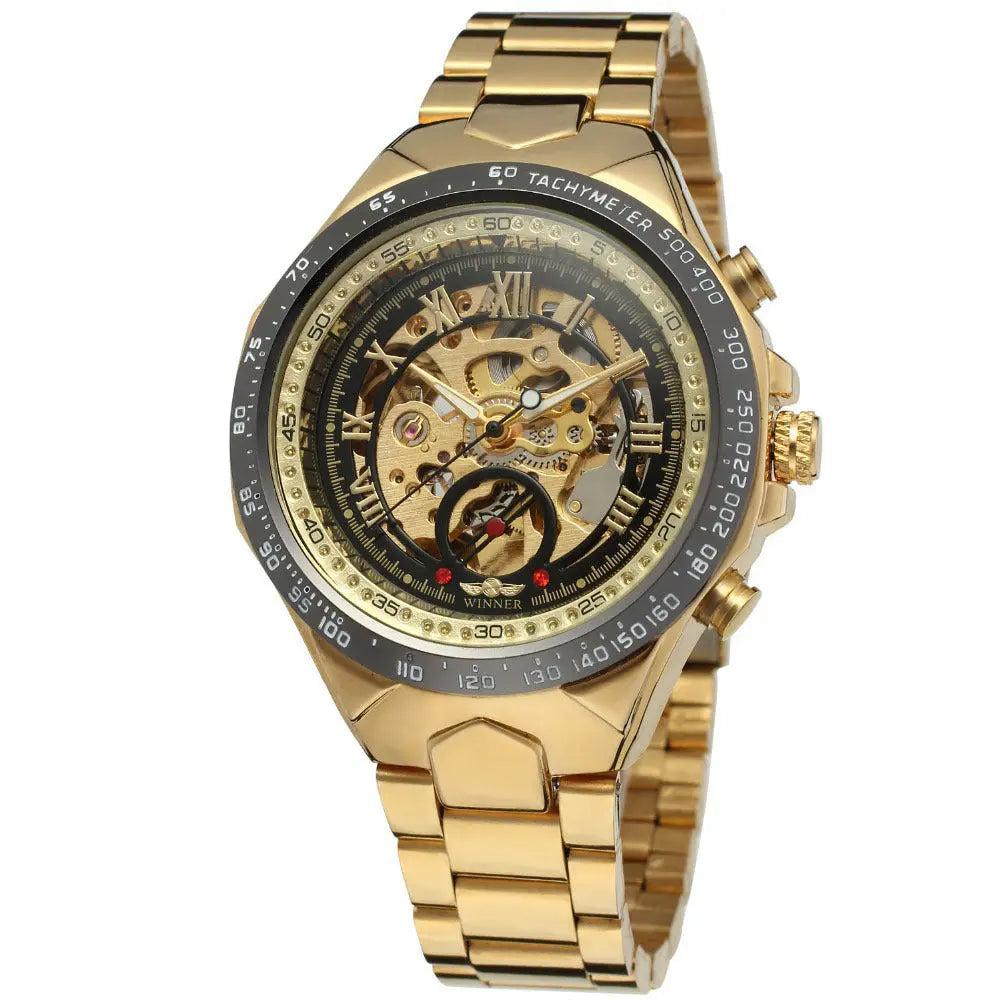 Personalized All-steel Hollow Automatic Mechanical Watch Fashion Watch For Men null