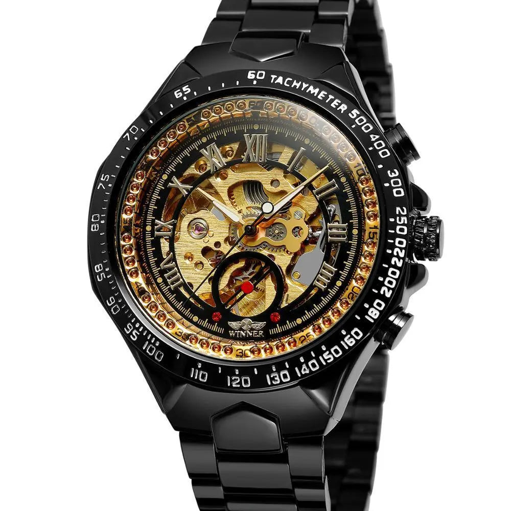 Personalized All-steel Hollow Automatic Mechanical Watch Fashion Watch For Men null