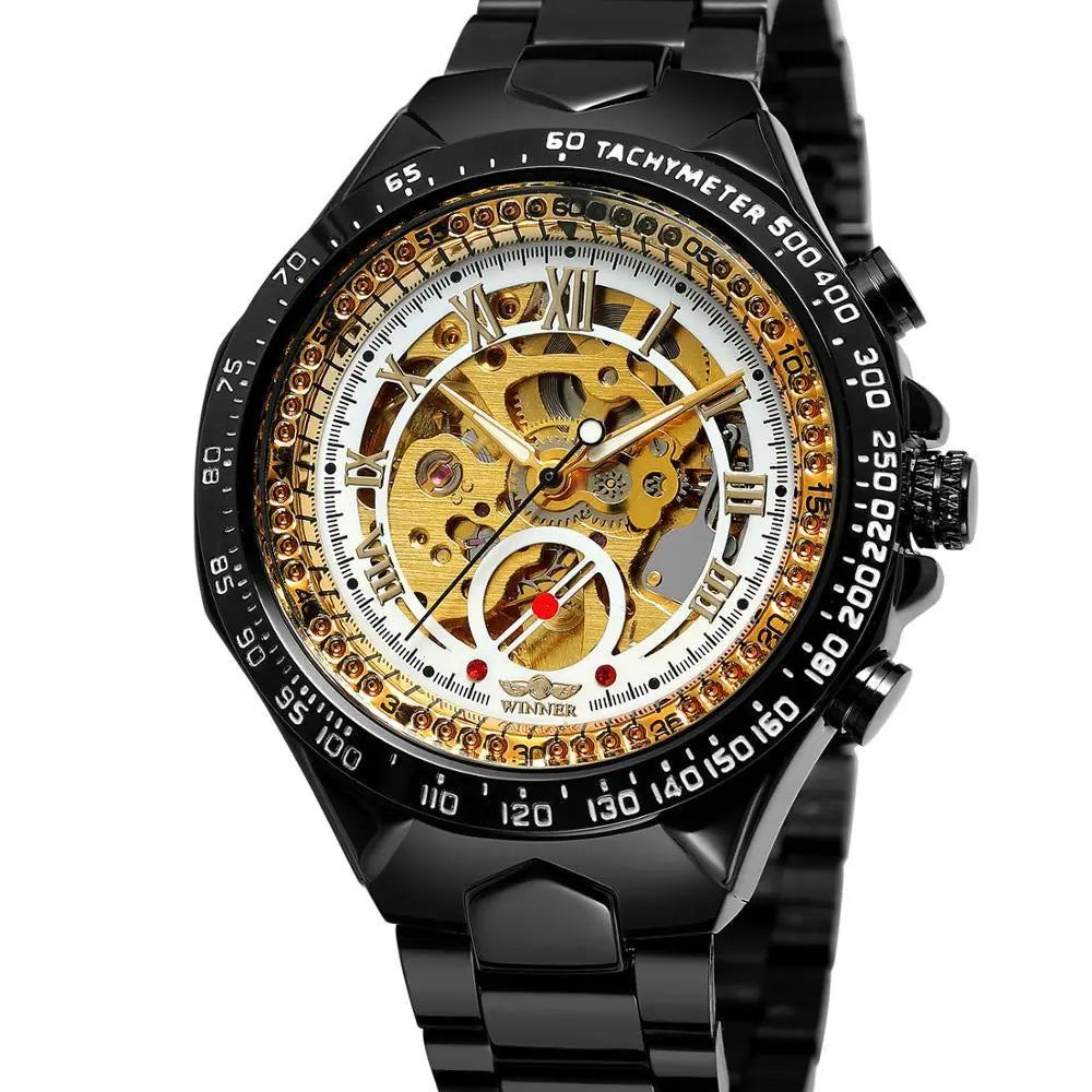 Personalized All-steel Hollow Automatic Mechanical Watch Fashion Watch For Men null