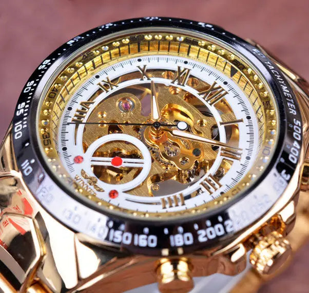 Personalized All-steel Hollow Automatic Mechanical Watch Fashion Watch For Men null