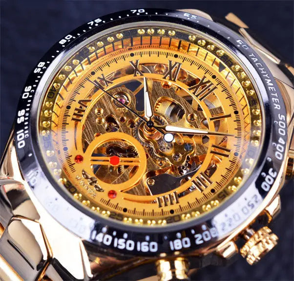 Personalized All-steel Hollow Automatic Mechanical Watch Fashion Watch For Men null