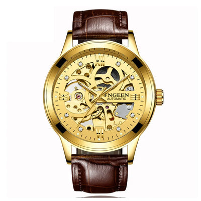 Fashion Luxury Luminous Waterproof Steel Band Mechanical Watch null