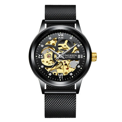 Fashion Luxury Luminous Waterproof Steel Band Mechanical Watch null