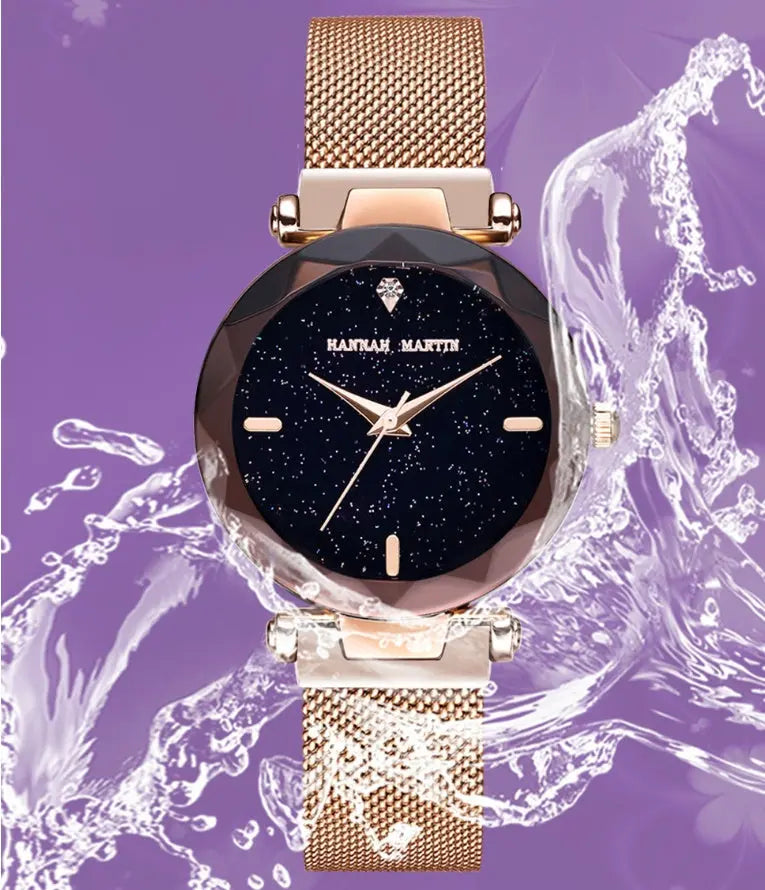 Starry female watch magnet watch null