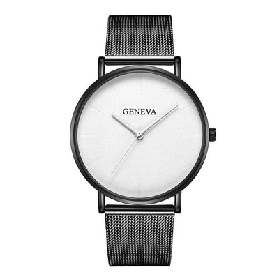 Men's watch men's watch steel mesh strap watch null