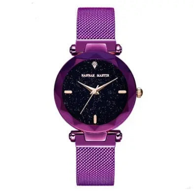 Starry female watch magnet watch null