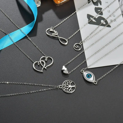 Devil's eye necklace jewelry simple clavicle chain necklace null