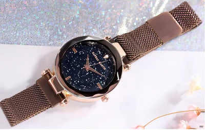 Starry female watch magnet watch null