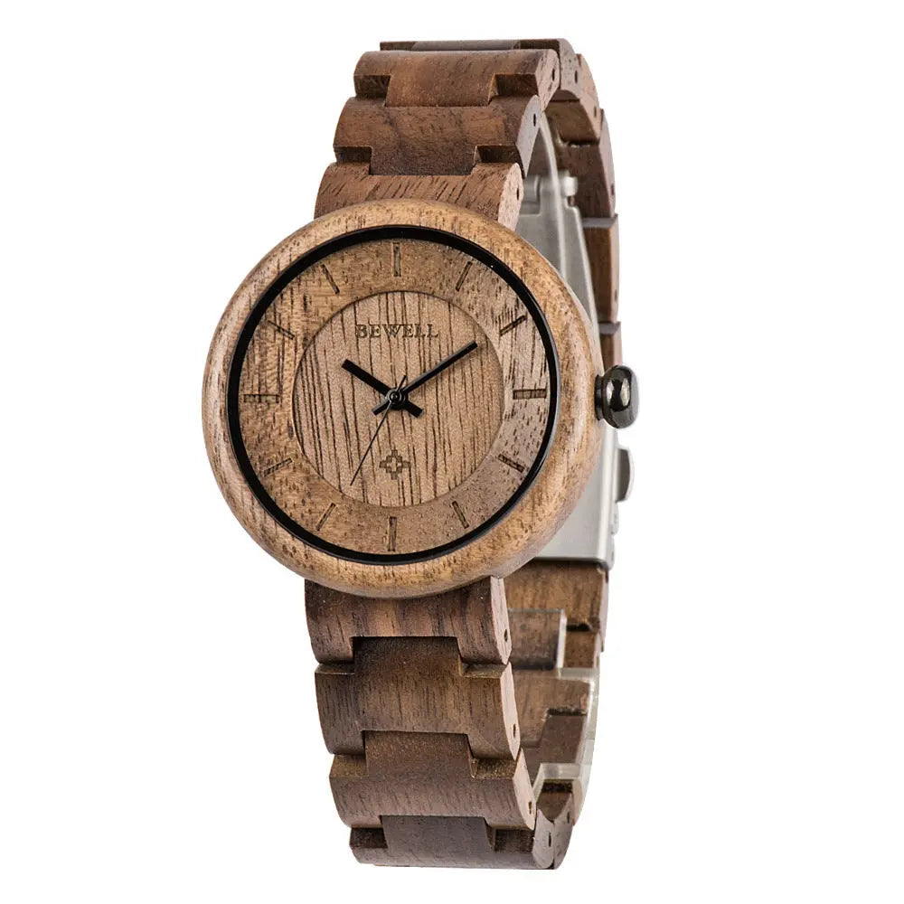 Bamboo wood watch watch ladies watch quartz movement watch null