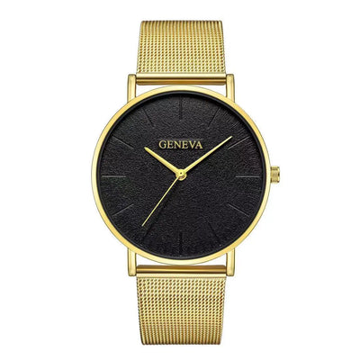 Men's watch men's watch steel mesh strap watch null