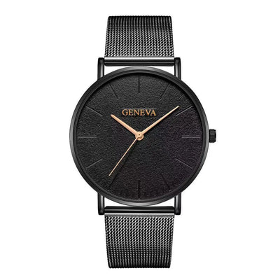 Men's watch men's watch steel mesh strap watch null