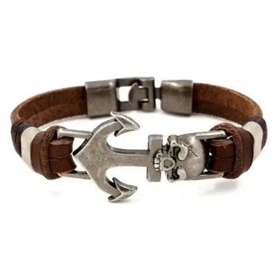 Men's leather bracelet bracelet null