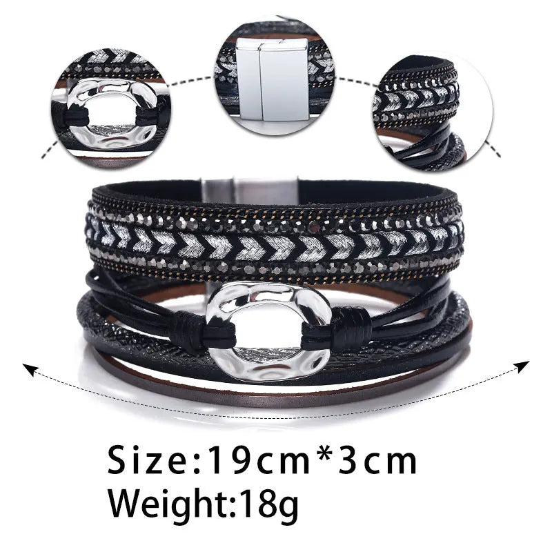 Multilayer Bracelet Magnet Bracelet null