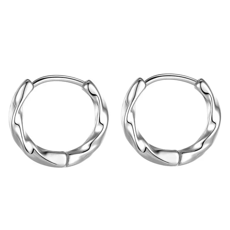 Silver Earrings Men's Trendy Temperament Earrings Single Earrings null