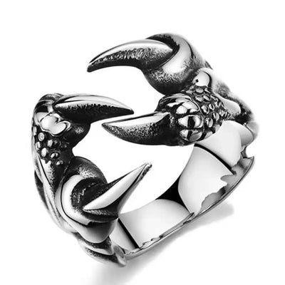 Paw Ring Adjustable Index Finger Dragon Ring Fashion Jewelry null