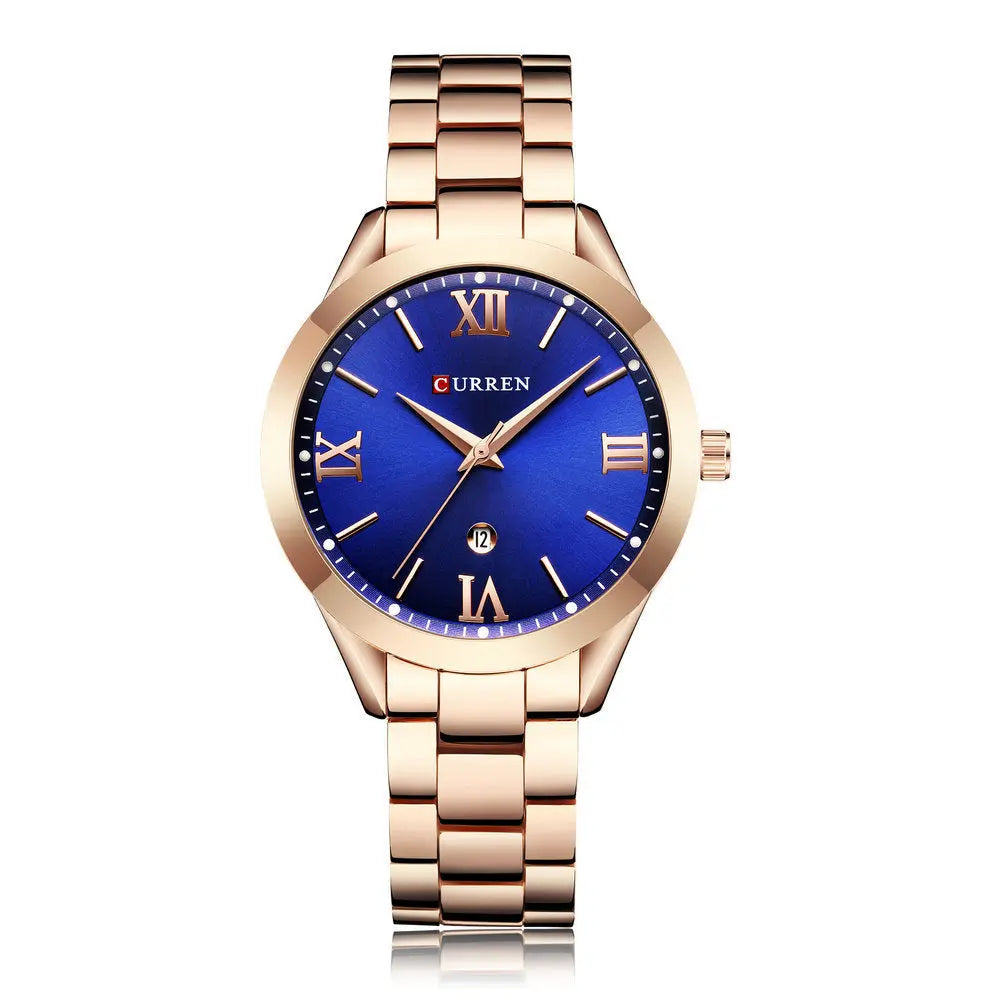 CURREN 9007 Rose Gold Watch Women Quartz Watches Ladies Top Brand Luxury Female Wrist Watch Girl Clock Relogio Feminino null