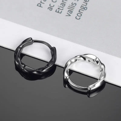 Silver Earrings Men's Trendy Temperament Earrings Single Earrings null