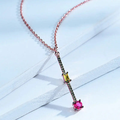 Simple AndZircon Necklace Diamond Personalized Necklace Ladies Fashion Jewelry null