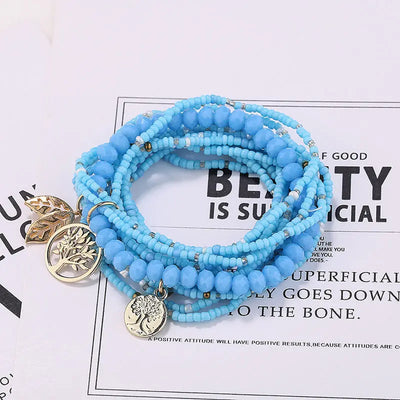 Multilayer Rice Bead Bracelet Bohemian Bracelet Bracelet null